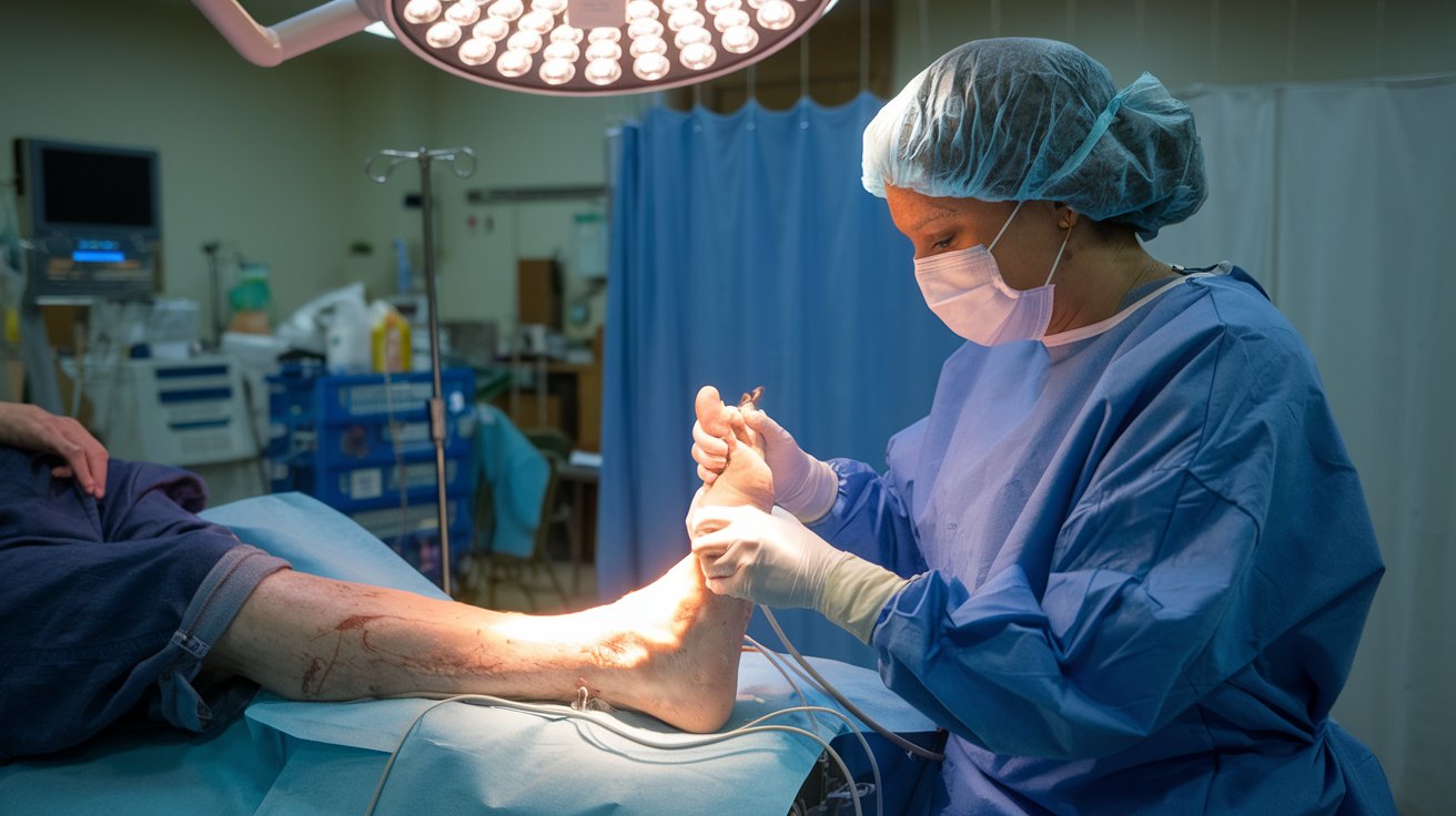 Leg amputation